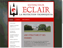 Tablet Screenshot of extincteureclair.com